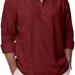 Men's Cotton Polyester Blend Solid Regular Fit Full Sleeve Short Kurta-image-66