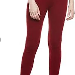 tnq Women's Winter Woolen Warm Leggings Free to Plus Size (Maroon, Free Size)-picture-3