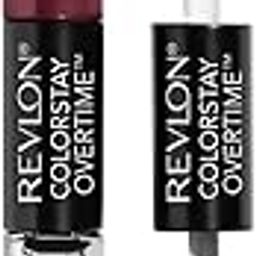 REVLON Colorstay Overtime Lipcolor, Long-wearing, Shiny Lip color, Kiss proof & Smudge Proof. 99% Moisturizing ingredients, Relentless Raisin - (270)-image-33