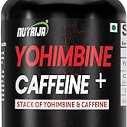 NutriJa Yohimbine Plus Caffeine | Stack of Yohimbine 2.5mg, Caffeine & Green Tea Extract | Perfect Synergy Promotes fat loss, Energy & Focus (Pack of 2 60 capsules (120 Capsules))-2