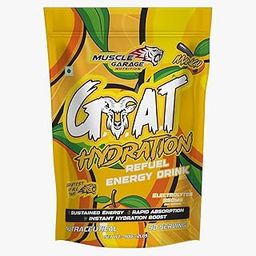 Muscle Garage GOAT | Instant Energy, Electrolytes & Rehydration Support| 900g | 90 Servings (MANGO)-image-85