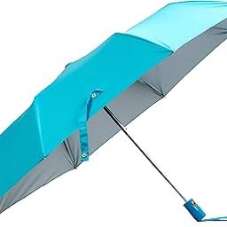 Eco 3 Fold Automatic Open Umbrella with Silver Coating (Blue)-picture-38