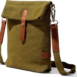 Women's Stylish, Sturdy Scout Sling Crossbody Bag with Adjustable Straps (Olive Green)-8