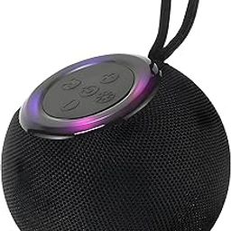 VEHOP Portable Bluetooth Speaker, HD Sound, Beat Synced RGB Lights, upto10Hrs Playtime, Multi-Playback Modes-BT5.3/TF Card/Aux-in, IPX4 Water Resistant Speaker & Type-C Charging.-image-73