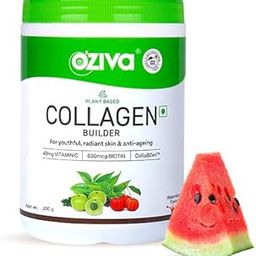 OZiva Vegan Collagen (Watermelon) for Skin, Hair & Nails | Plant-Based Collagen Peptides Supplement for Men & Women | Non-GMO, No Sugar Added | Powder, 200g (Pack of 1)-image-15