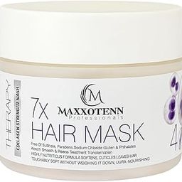 MAXXOTENN Collagen 7x Hair Mask for Damaged Hair | Sulphate-Free, Paraben-Free | Keratin & Collagen Ultra-Nourishing Hair Treatment | Deep Repair & Smoothening | 200g-image-108