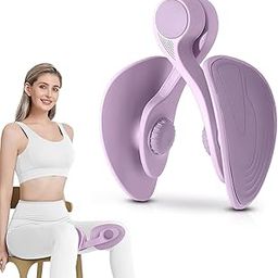 MYHEART Pelvic Floor Muscle Strengthener, Exerciser Pelvic Floor Stimulator, Thigh Master Exercise Equipment, Hip Inner Leg Thigh Trainer Strengthener for Home Gym Yoga Training-16