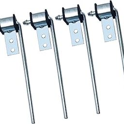 CAROTUPY Heavy Duty Exhaust Hanger Rod -3/8" Rod 10" Long Muffler Hanger Exhaust Hanger - Bolt On/Weld On for Automotive(4 Pack)-image-57