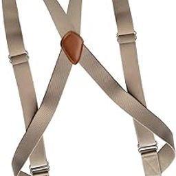 BNF®Mens Suspender with Clips Washable Adjustable Fits Jeans Big Tall Friends Beige|Clothing Shoes & Accessories | Mens Accessories |1 Suspenders-picture-3