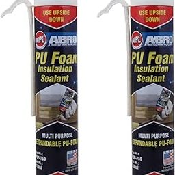 ABRO PUF-750 2 x 750ml Multipurpose Expandable PU Foam Insulation Sealant Spray for Window, Tile, Door & AC Gaps (2 Pcs, 750ml)-picture-31