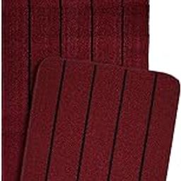 SARAL Home Multiuse Combo Pack of 2Pc | Polyester Door Mat 45x60 & Runner Floor Mat 43x120| Anti-Skid | Quick Drying | Soft Water Absorbent | Home, Bathroom, Kitchen, Bedroom | Modern Design-picture-16