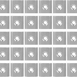 30pcs 30 Series T Sliding Nut, Aluminum Hammer Nut Threaded T-Slot NutsBlock Fasteners(M5)-image-55