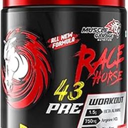 MuscleGarage Nutrition Race Horse 43 Pre-Workout/151grm, 43serving, Mango Madness Flavour-image-75