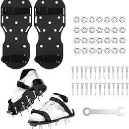 HASTHIP® Lawn Aerator Shoes with Dual Hook and Loop Fastening Straps, Gardening Spiked Sandals for Shoes and Boots Detachable Metal Spikes Design, One Pair-picture-24
