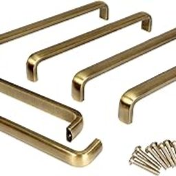 Amar Enterprise 18 Inches Stainless Steel Round-D Shaped Brass Anitque Finish Pull Handle, Kitchen Drawer & Furniture Handle, Wardrobe Handle(18 Inches, Pack of 6,448mm Hole to Hole)-image-73
