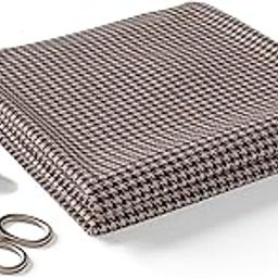 BIGREAMS Unstitched Houndstooth Tweed Fabric for Men's Coat, Blazer & Pants | Premium 3-Piece Suit Material, 58'' Wide Stylish Formal Wear Fabric-image-46