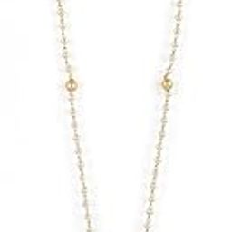 Gold-Plated Handcrafted Artificial Jewelry Set with Ruby, White Emerald Studs & Gold-White Beads with Earrings For Women and Girls – Perfect for Weddings and Special Occasions-1