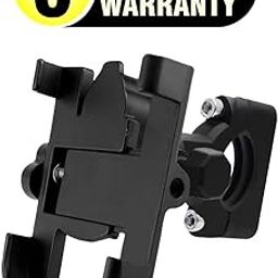 BIKE AUTO ACCESSORIES CNC Metal Bike Handle Mount Holder | Mobile Phone Holder Navigation 360 Degree Rotation Handlebar Cradle for All Smartphones Bicycle, Motorcycle, Scooty (Black)-image-46