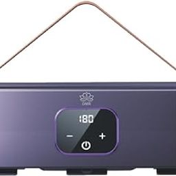 DMR-BG-138 Purple Color Portable and Foldable Electric Cloth Dryer Suitable for Drying 5-6 Clothes - 1-3 Hour Timer Setting - Travel Friendly-74