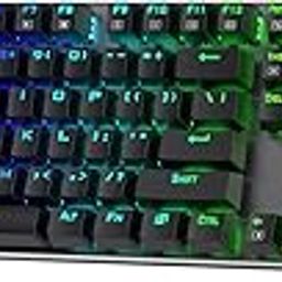 Redragon K556 PRO Upgraded Wireless RGB Gaming Keyboard, BT/2.4Ghz Tri-Mode Aluminum Mechanical Keyboard w/No-Lag Connection, Hot-Swap Linear Quiet Red Switch-22