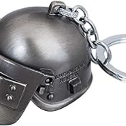 Gratus PUBG Playerunknown's Battelgrounds Big Size Military Color Helmet Metallic Keyring Key Chain-image-62