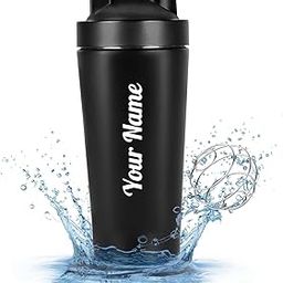 Being One Customised Stainless Steel Shaker for Gym - 100% Leakproof Guarantee,Leakproof Gym Shaker for Supplements Water Bpa Free Material, 739 ml (Black)-image-98