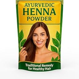 (300 GRAM) Ayurvedic Henna Powder for Hair | Plant-Based Hair Color | Herbal Mehndi for Strong, Shiny Hair | No Chemicals-image-56
