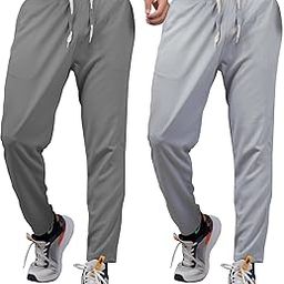 Men's Cotton Blend Track Pants for Active Lifestyles, Stylish Design Comfortable and Versatile Active Wear Combo Pack of 2 (_Steel Grey-Light Grey_XL_)|110-picture-46