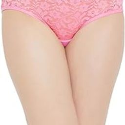 Women Lace Medium Waist Outer Elastic Hipster Panty-image-21