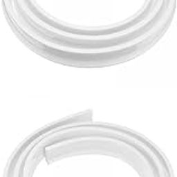 UJEAVETTE 2pcs Collapsible Threshold Dam Water StoABSer Shower Barrier for Bathroom-image-19