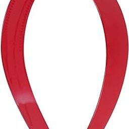 Red 1 Inch Plastic Hard Headband with Teeth Head band Women Girls 2 Pieces Hoops for Women Girls DIY Hair Accessories-image-35
