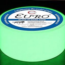 EURO Glow in Dark Adhesive Tape, 2 inches X 5 Meters, Waterproof Auto Glow Radium Tape, Luminous Tape, Green-image-71