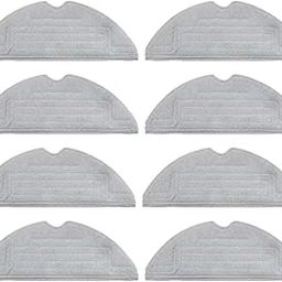YAXRO Fiber Replacement Cloth Mop Wipes Rag Mop Cleaning Heads Pad Sweeping Robot Accessories, Compatible for Roborock G20 S8 S8+ S8 Pro (Color : Eight Pieces)-4