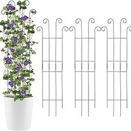 ANCOUUIN 4 Pack 32'' Plant Trellis Indoor-image-42