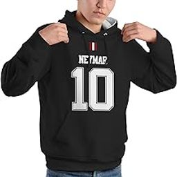 Mens Cotton Neymar Printed Hooded Sweatshrits for Men-image-65