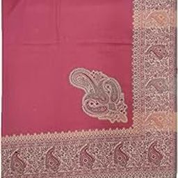 Women's Pure Pashmina Wool Kani Weave Shawl (vch18209, Pink)-image-71