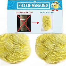 Miracle Balls, 2 Super Mini Pouches, Replacement Filters for above Ground Pools & Inflatable Hot Tubs, Replaces Standard Cartridges Approx 4"x4", 2 Pack-picture-28