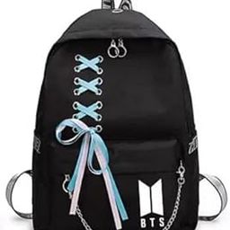 Korean KPop BTS printed Women's & Girls Backpack | Best School & College Bag | Best Gift For BTS Fan lover (Pack of 1)-image-90