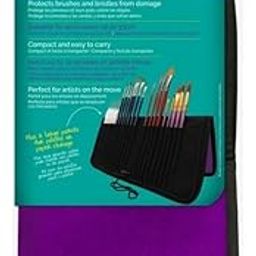 Mont Marte Zippered Brush Wallet with 22 Slots-image-27