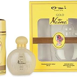 Ossa Gold Naina Premium Gift Set Of Perfume 100ml & Body Spray 200ml | Special Evening Occasion Combo Pack of Perfume and Body Spray With Musk, Amber, Lavender | Long Lasting Fragrance For Men & Women-11