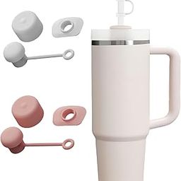 6 Pcs Stanley Cup Accessories, Spill Stopper Set for Straw cover2.0, Food Grade Straw Cover Cap, Accessories Including Straw Cap, Fix Leak Stopper and Lid Spill Plug (Not Include Cups)-image-43
