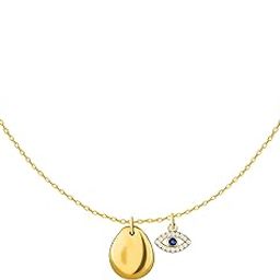925 Silver 18k Gold Plated Evil Eye Charm Necklace | Gifts for Girlfriend, Gifts for Women and Girls |With Certificate of Authenticity and 925 Stamp | 6 Month Warranty-image-12