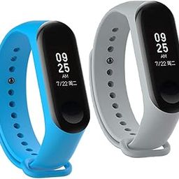 Mi Band Strap 3 & 4 Wristband Original Soft Silicone Adjustable/Replacement Straps/Belt/Band for M3 & M4 with warrenty |Device not Included||Not Compatible with Mi Band 1/2|-9