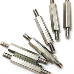3NH® 5pcs M3×20mm+6mm+6mm 304 stainless steel Pillars Standoff Spacer double-endmale hexagonal PCB motherboard spacer-24