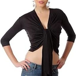 Amazon Brand-Nora Nico Women's Viscose Waterfall Shrug-35