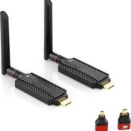 GR Deals 200M Wireless HDMI Extender Transmitter and Receiver, 1080p Video Extender, 200m Long Range HDMI Transmitter & Receiver Kit, Plug & Play for TV Box/PC/Laptop to Monitor. (Black)-21