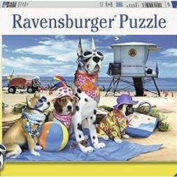 Ravensburger Puzzles No Dogs on The Beach, Multi Color (100 Pieces)-image-23