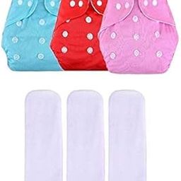 Miracle Moms Cloth Diaper for Baby 0-3 Years Washable Reusable Premium Cotton Free Size Adjustable Pack 3 Diaper | DPPB7-picture-6