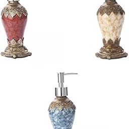 UJEAVETTE 3X Shampoo Pump Bottle Lotion Bottle Soap Pump Dispenser for Bathroom-image-11