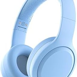 LiberIntone Kids Bluetooth Headphones,Foldable On Ear Wireless Headphone,Stereo Sound with MIC,10H Playtime,Bluetooth 5.1,Kids Wireless Headphones Over Ear for Kid Adult School Online Class (Blue)-picture-15